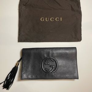 Gucci Black Soho Clutch
